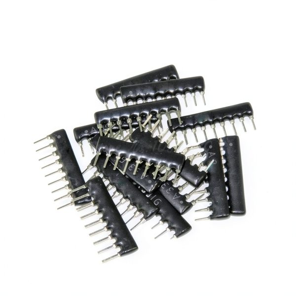Generic 10pcs A331J 9pin 330 ohm DIP Exclusion A331 330R 9A331 Network Resistor Array-0