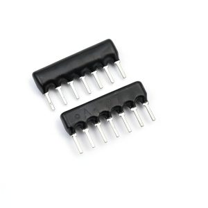 30PCS 7Pin Resistor Network Array 4.7K 4K7 ohm A472J 4.7KR 7 PINS DIP Exclusion Network Resistor Array A07-472J-0