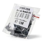 Generic 65pcs Resistor Network Kit 13 Values 5pcs Chip Array-0
