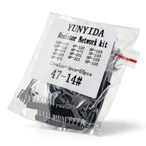 Generic 65pcs Resistor Network Kit 13 Values 5pcs Chip Array-0