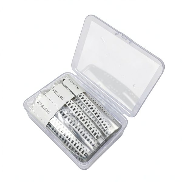 1206 SMD Resistor Kit 1R-10M Ω ohm 36 Values 1/4W 0.25W ±5% Tolerance Thick Film 1-10MR SMT Chip Resistors-5