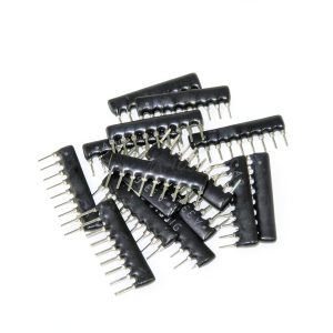 Generic 20pcs A103J 9‑Pin 10KΩ DIP Exclusion Resistor Array-0